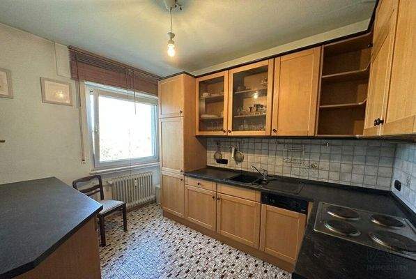 Küche in der Einliegerwohnung.