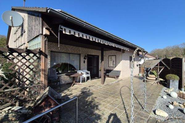 Rückansicht, Terrasse