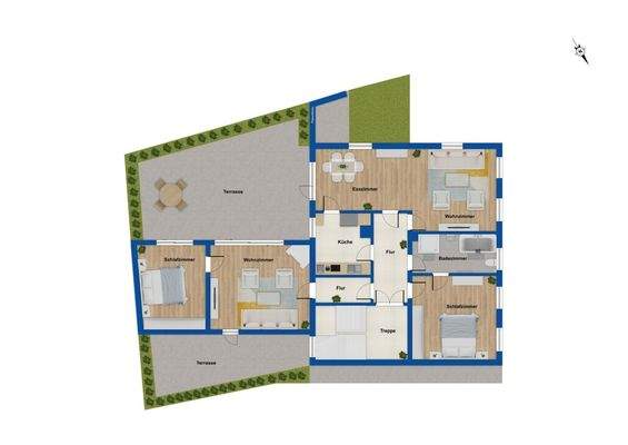 Grundriss Obergeschoss