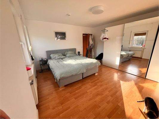 Schlafzimmer Blick zurück 