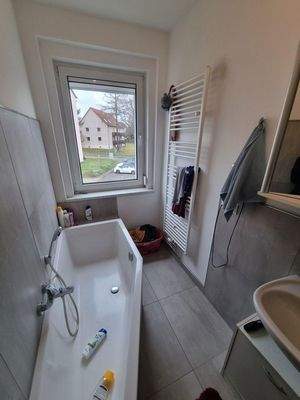 Badezimmer mit Ausblick