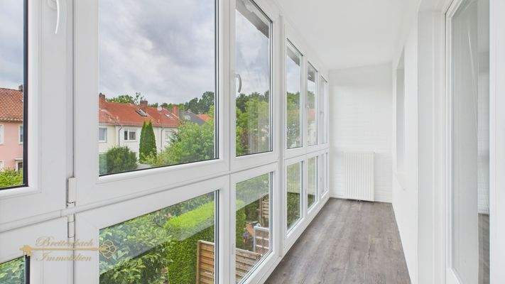 Verglaster Balkon / Loggia