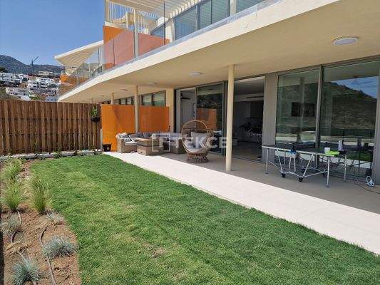 3 Bedroom apartment with large garden in Mijas Malaga