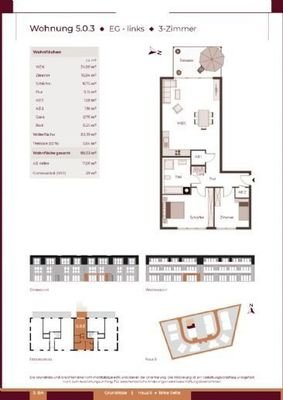 5.0.3 Grundriss und Wohnfläche