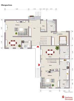 Grundirss Obergeschoss