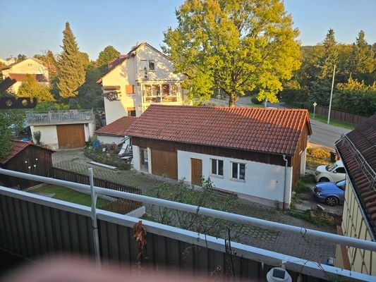 Blick vom Balkon