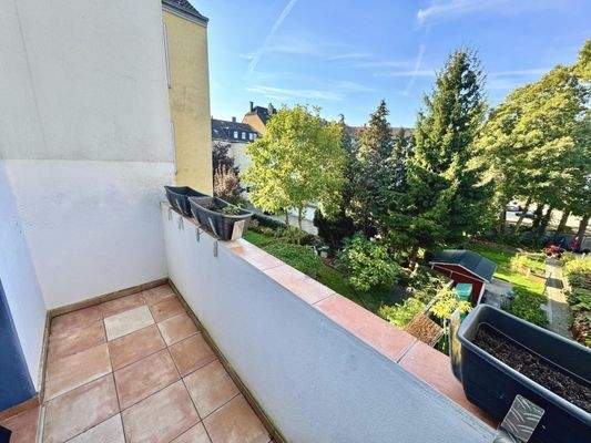 Balkon eins von zwei