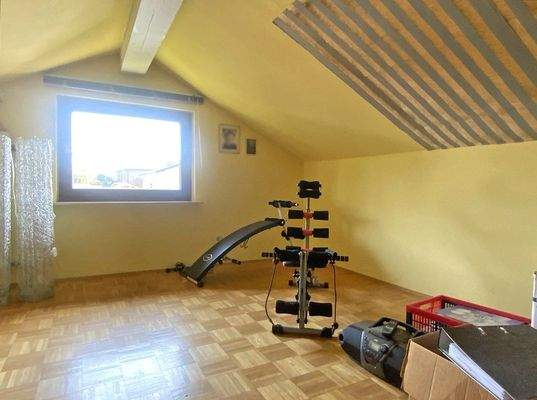 Schlafraum im Dachgeschoss