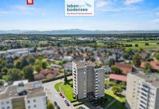 Blick Bodensee und Berge