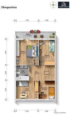 Grundriss Obergeschoss