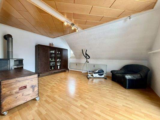 Wohnbereich mit Kamin Obergeschoss