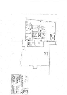 Zeichnung Grundrißplan Untergeschoß 2