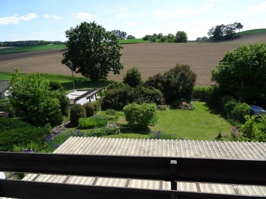 Ausblick vom Balkon