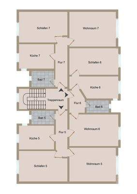 Grundriss 2. Obergeschoss
