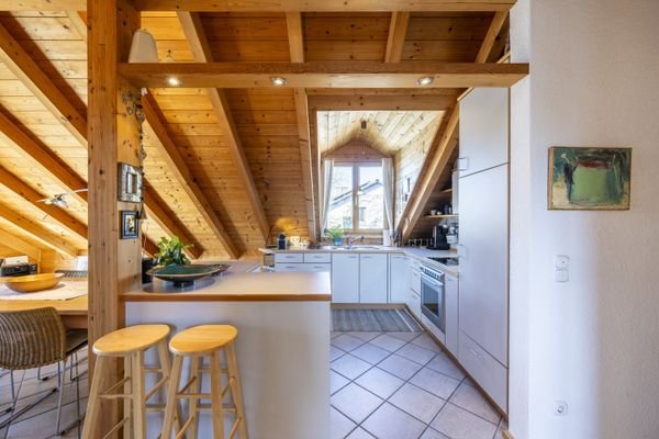 Offene Küche im Wohnzimmer
