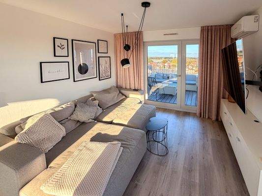 Wohnbereich mit Balkon