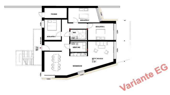 Variante Erdgeschoss