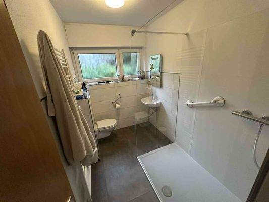 modernes Bad mit Dusche