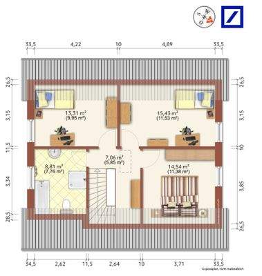 Grundriss Dachgeschoss