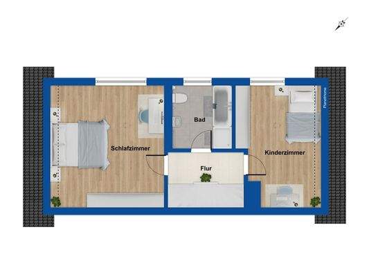 Grundriss Obergeschoss