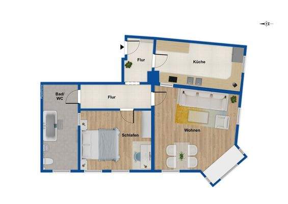 Grundriss 3. Obergeschoss