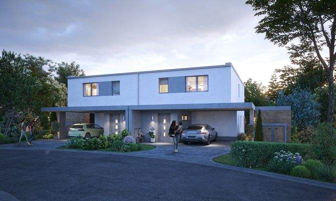 Außenvisualisierung Hausfront