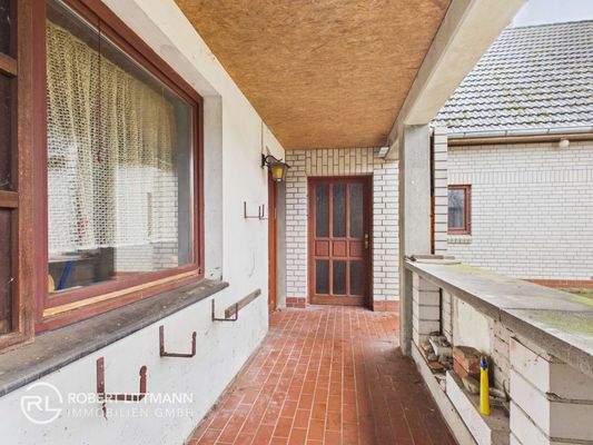 Eingangsbereich Rückseite