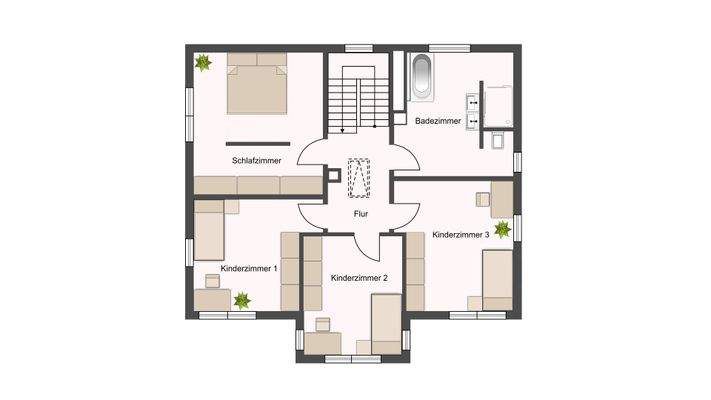 Grundriss Obergeschoss