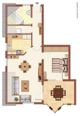 Dachgeschoss-Grundriss