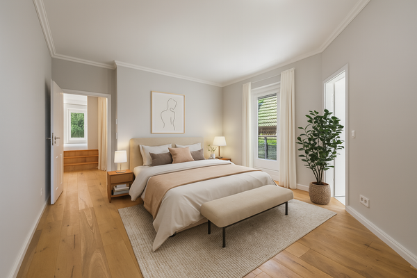 Schlafzimmer KI-generiert