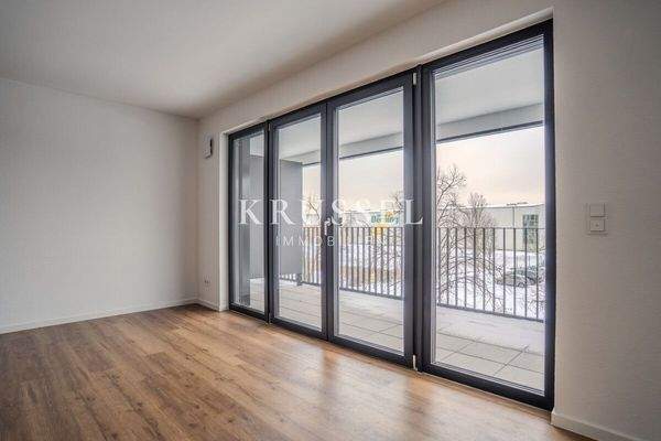 Das lichtdurchflutete Wohnzimmer...