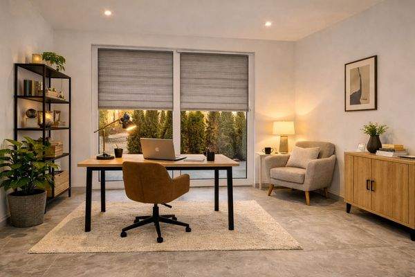 Visualisierung Arbeitszimmer/Büro/Behandlungsraum