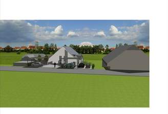 Straßenseite mit Nachbarbebauung