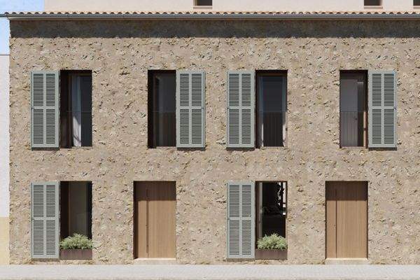 Außenfassade Haus A & B