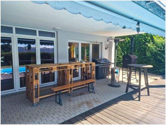 Überdachte Terrasse