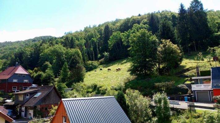 Außen Ausblick von der Dachterrasse