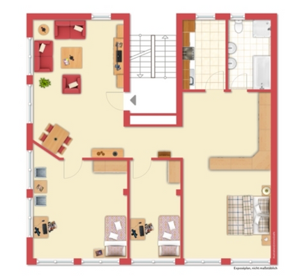 Grundriss 1. OG Wohnung