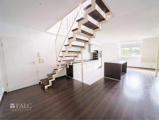 Treppenaufgang zum Studio