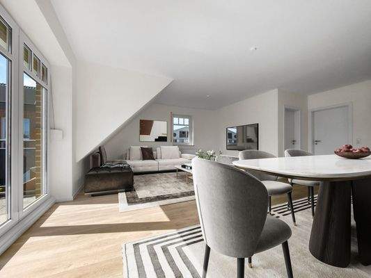 Wohn- & Essbereich - Digitales Staging