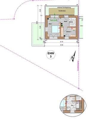 Dachgeschoss mit Variante Elternbad