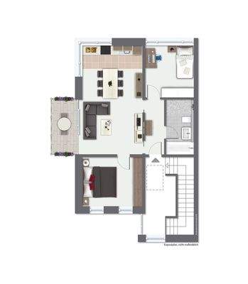 Grundrissbeispiel Wohnung OG