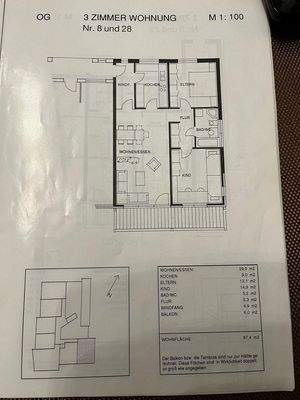 Grundriss/ Wohnfläche