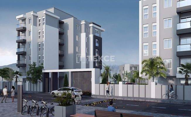 Apartments for Sale in a Complex with Pool in Kepez