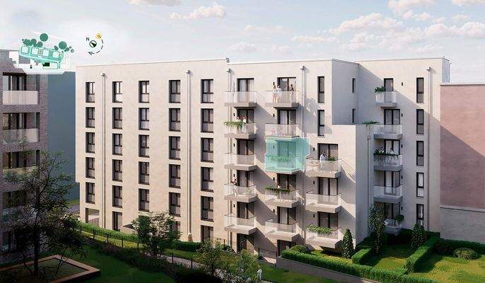 Ihre Wohnung in der Außenansicht