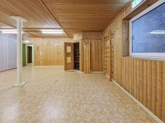 Fitnessraum im Keller