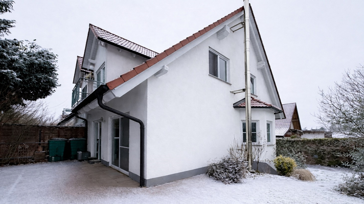 Terrassenseitenansicht