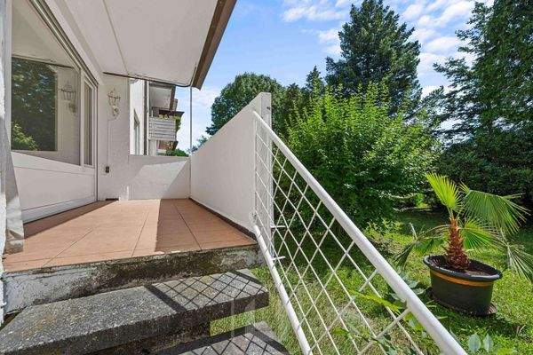 Wenige Stufen ins Gartenidyll