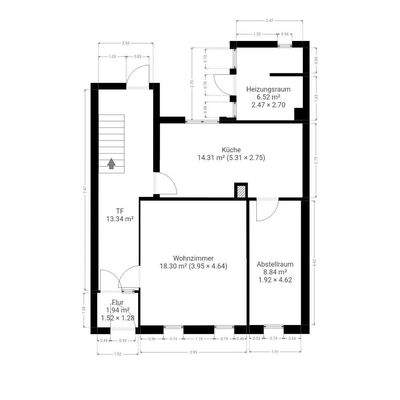 EFH Unterp÷rlitz - Erdgeschoss