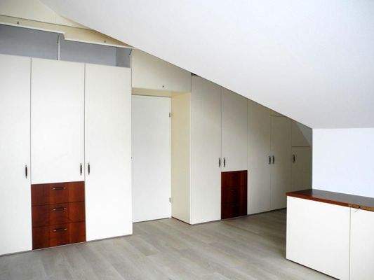 Schlafen und Ankleide