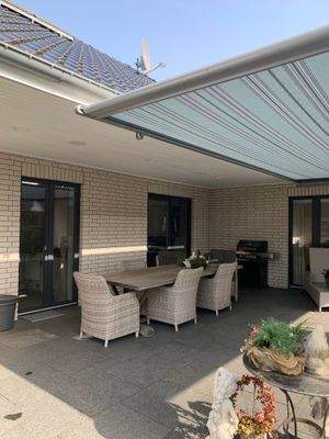 Dachgeschützter Sitzplatz